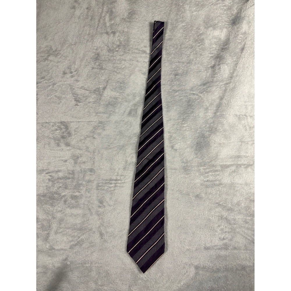 Hugo Boss Silk Necktie Purple Mens